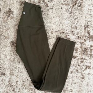 Olive green lululemon leggings